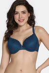 Zivame Coquette Blush Padded Wired 3/4Th Coverage Lace Bra - Gibraltor Sea — thumbnail 2